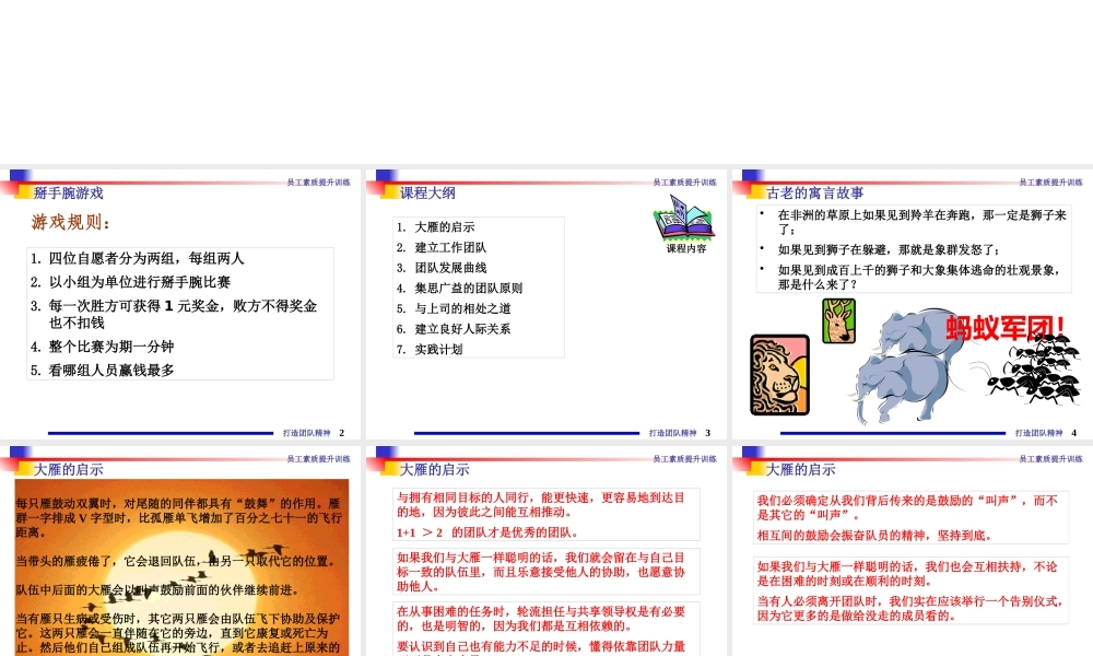 如何打造团队精神