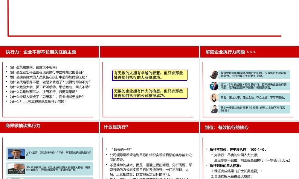 如何打造团队执行力-隆万全
