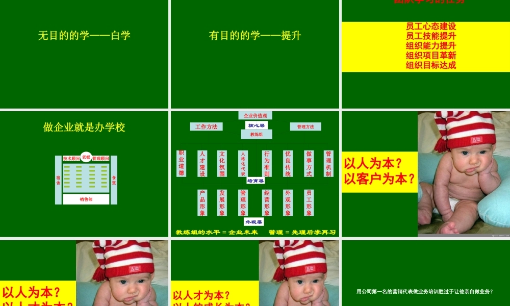 如何打造学习型团队(PPT 页)