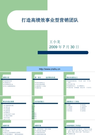 如何打造优秀的营销团队