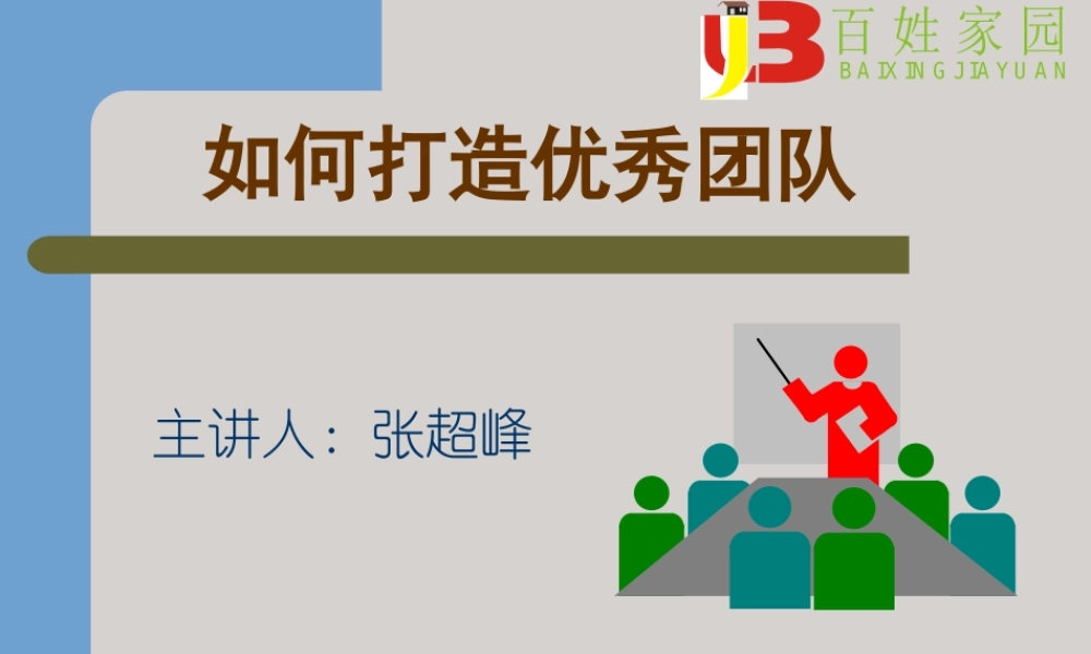 如何打造优秀团队