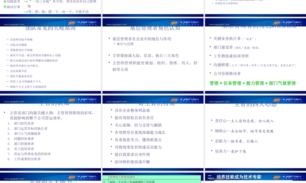 如何打造中层干部的执行力1