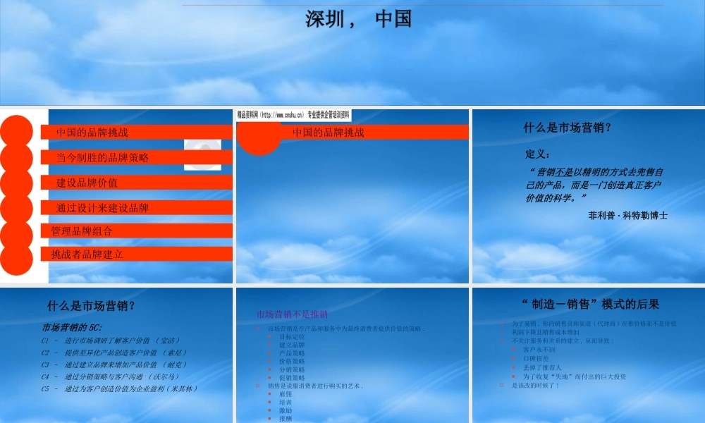 如何打造中国企业品牌力(ppt 82页)