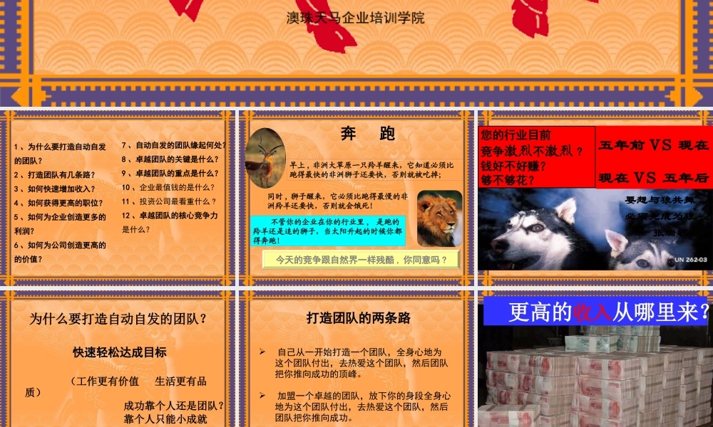 如何打造卓越的团队(ppt 52页)