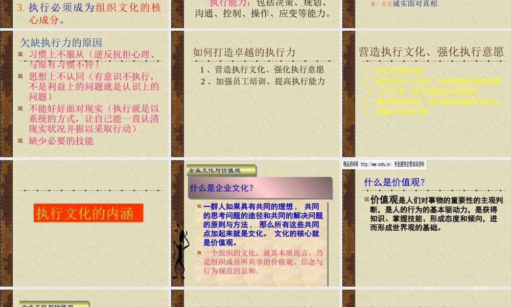 如何打造卓越的执行力