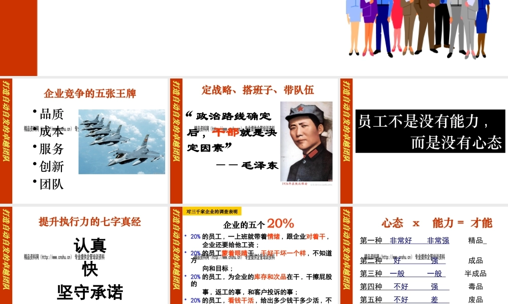 如何打造自动自发的卓越团队(ppt 页)