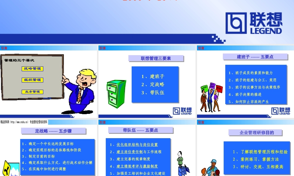 如何带领团队—联想（课件）