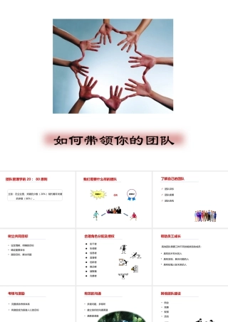 如何带领我的团队