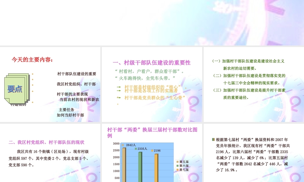 如何当好村干部