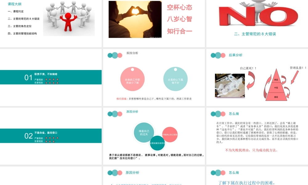 如何当好一名主管(一)