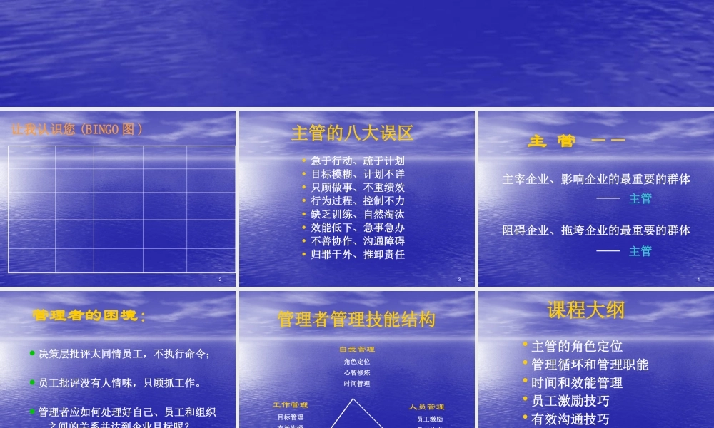 如何当好一线主管(PPT 81页)