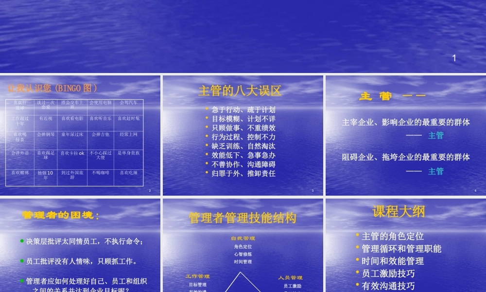 如何当好一线主管(PPT 82页)