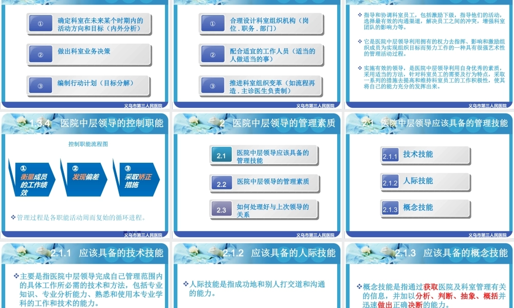 如何当好医院中层领导-改1