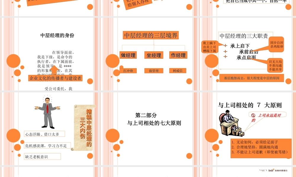 如何当好中层管理者(PPT45页)