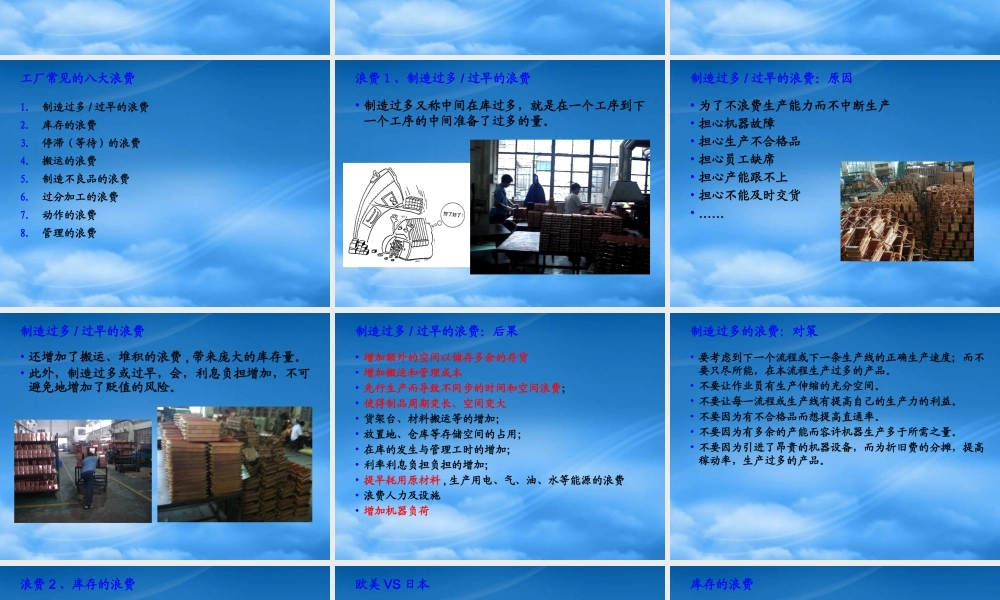 如何发现浪费和消除浪费
