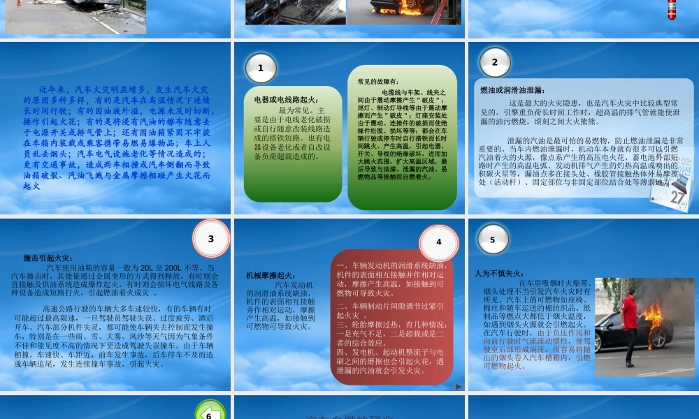 如何防止汽车自燃