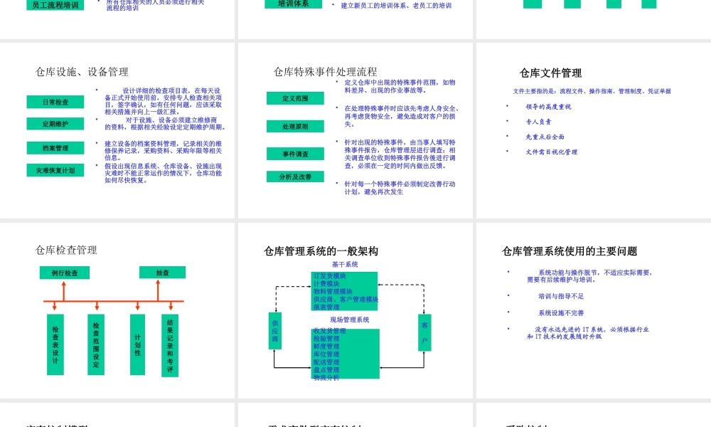如何改善仓库管理以及制度