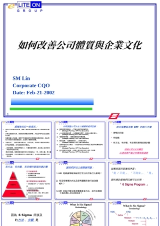 如何改善公司体质与企业文化(1)