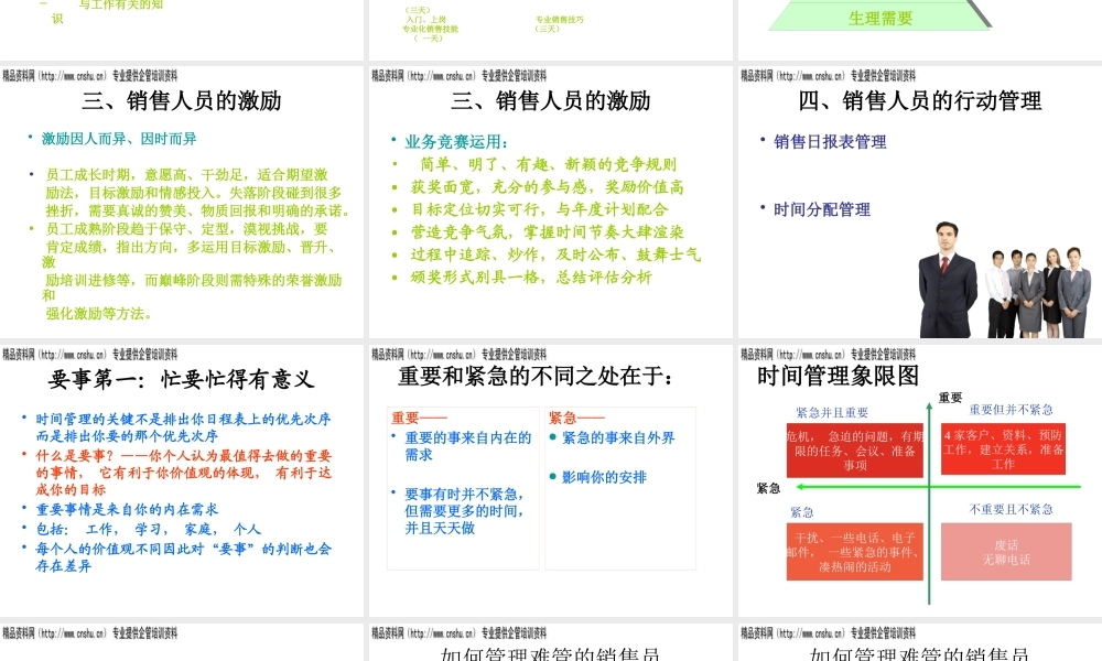 如何改造与提升销售团队
