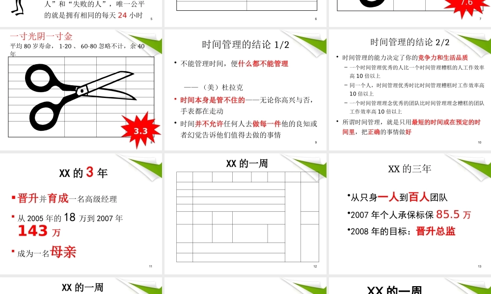 如何高效率管理好我们的时间