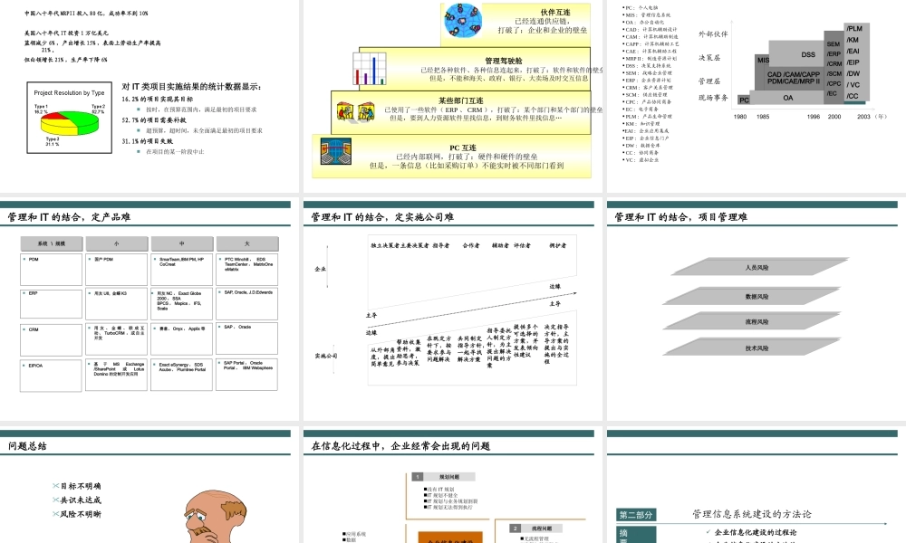 如何构建企业管理信息系统