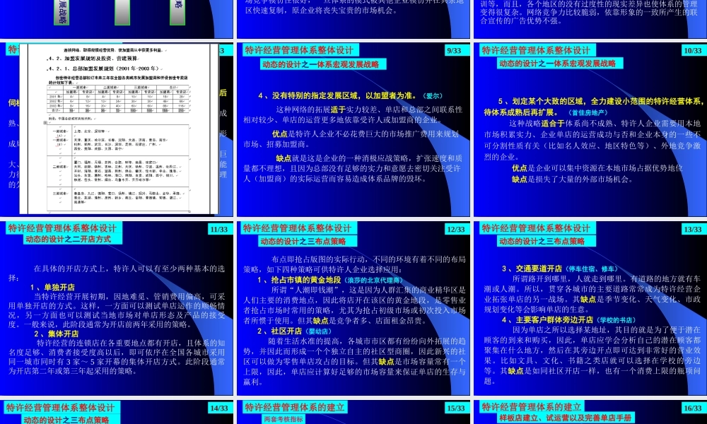 如何构建特许经营体系