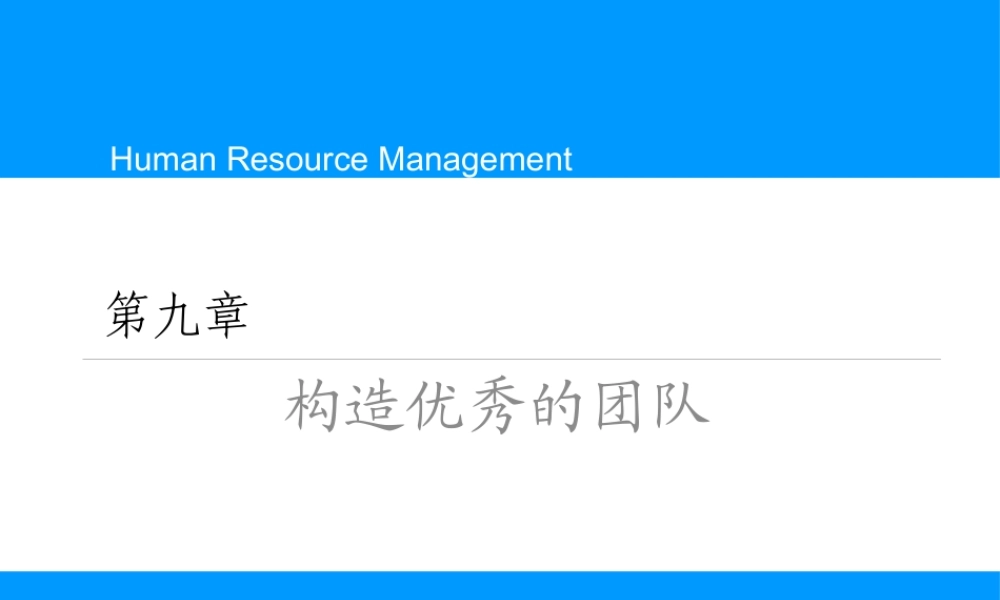 如何构造优秀的团队(PPT 39页)3