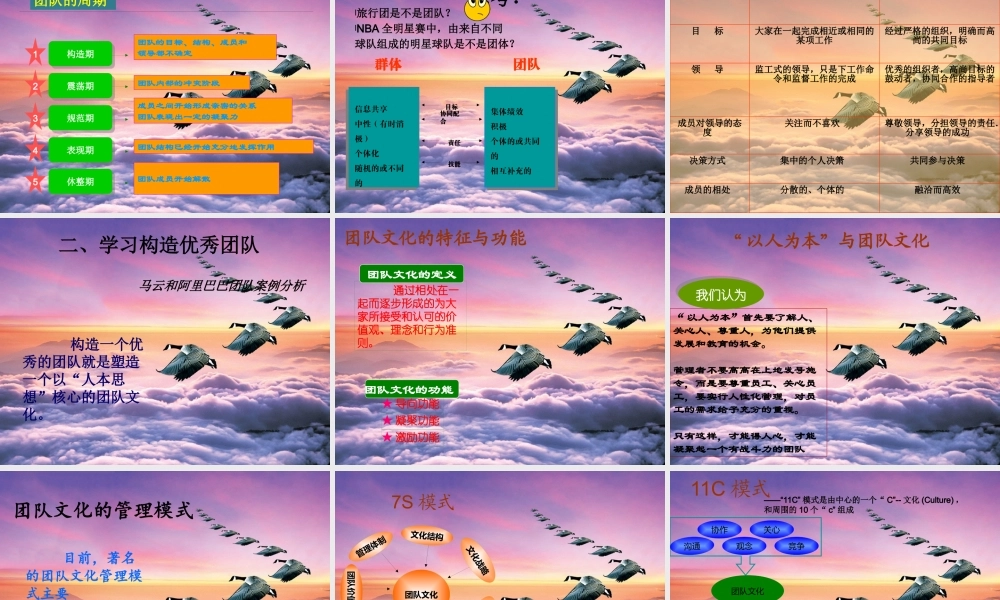如何构造优秀的团队(PPT 页)
