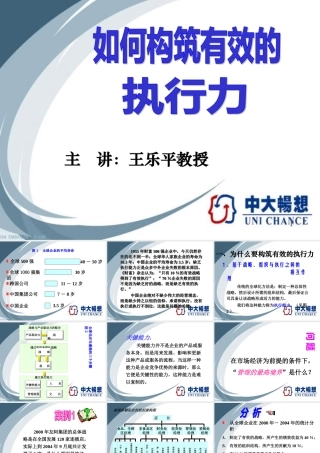 如何构造有效的执行力