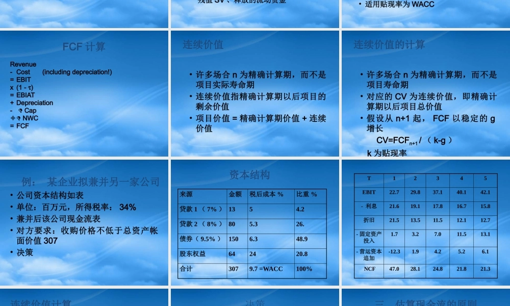 如何估算项目现金流