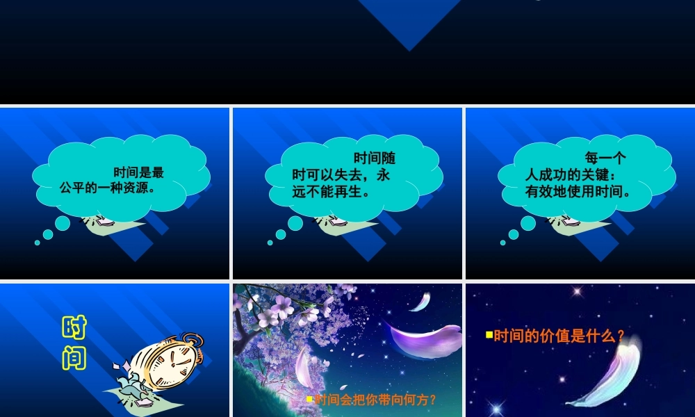 如何管理你的时间(PPT 页)