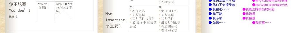 如何管理时间(ppt 页)