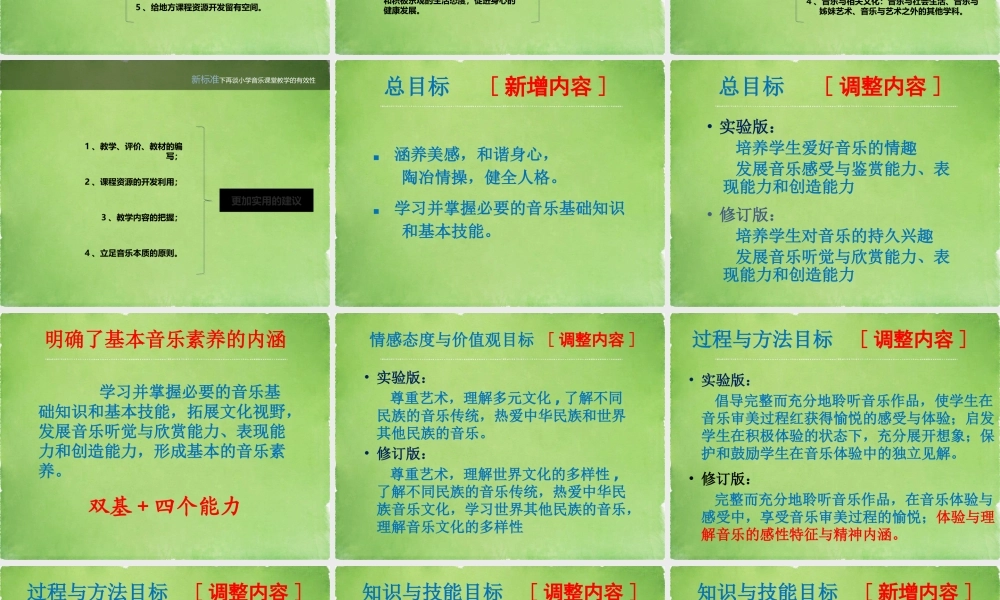 如何贯彻执行音乐课程标准(胡改)