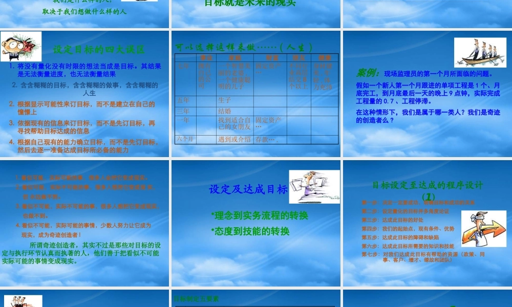 如何激励员工设定并达成目标