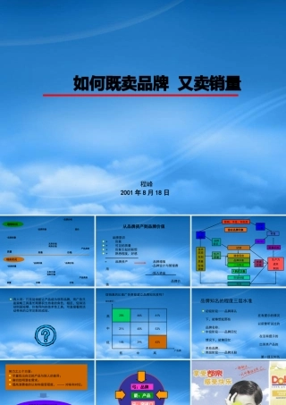 如何既卖品牌又卖销量