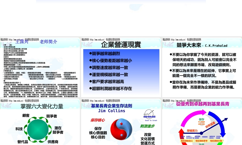 如何建立高执行力的营销团队(ppt 143页)