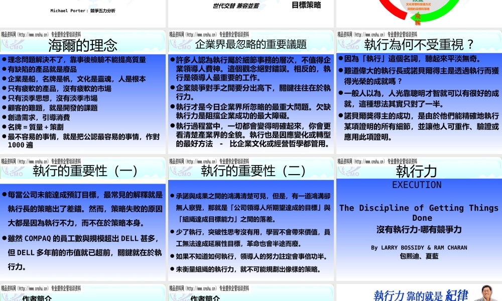如何建立高执行力的营销团队(ppt 143页)