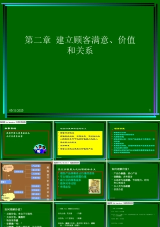 如何建立顾客满意、价值和关系目录
