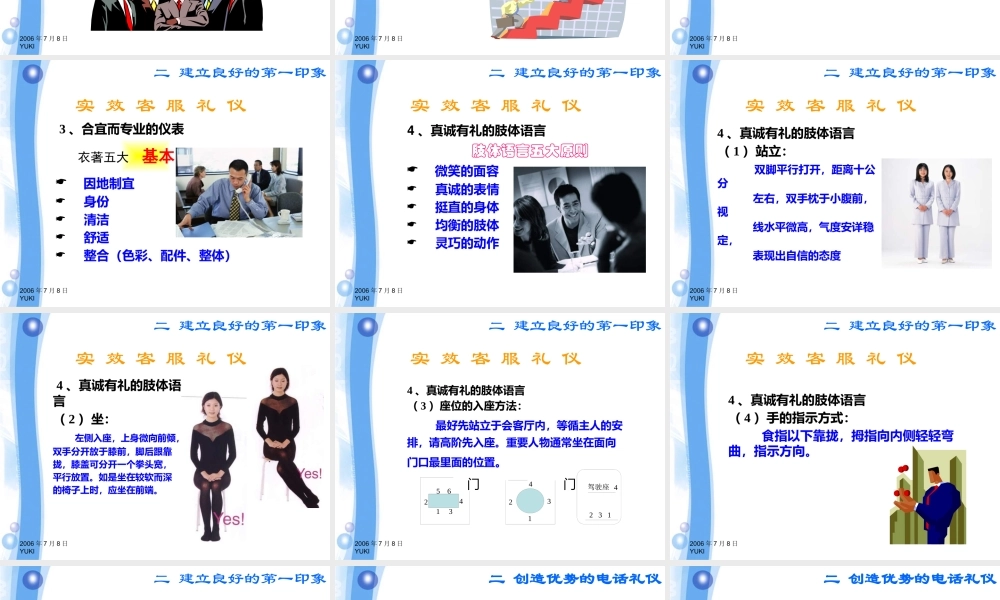 如何建立良好的客服礼仪