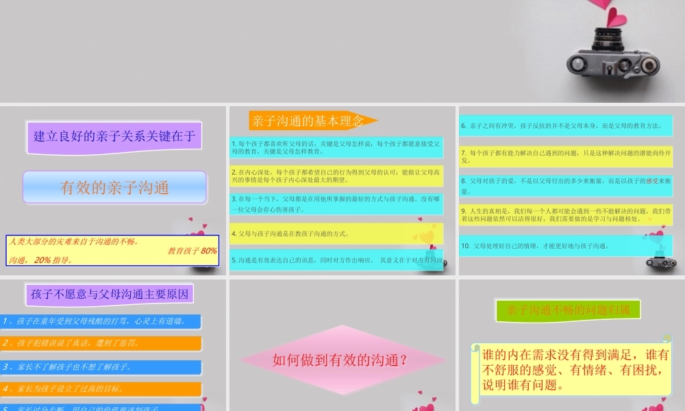 如何建立良好的亲子关系