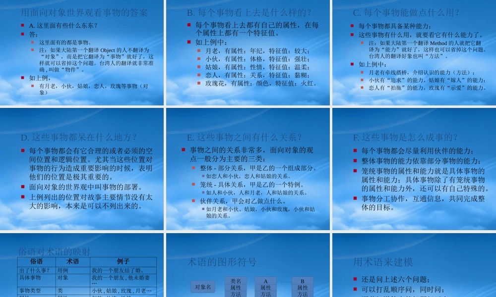 如何建立面向对象的世界观 (2)