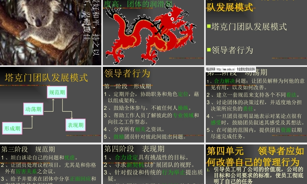 如何建立优秀的团队(ppt 页)