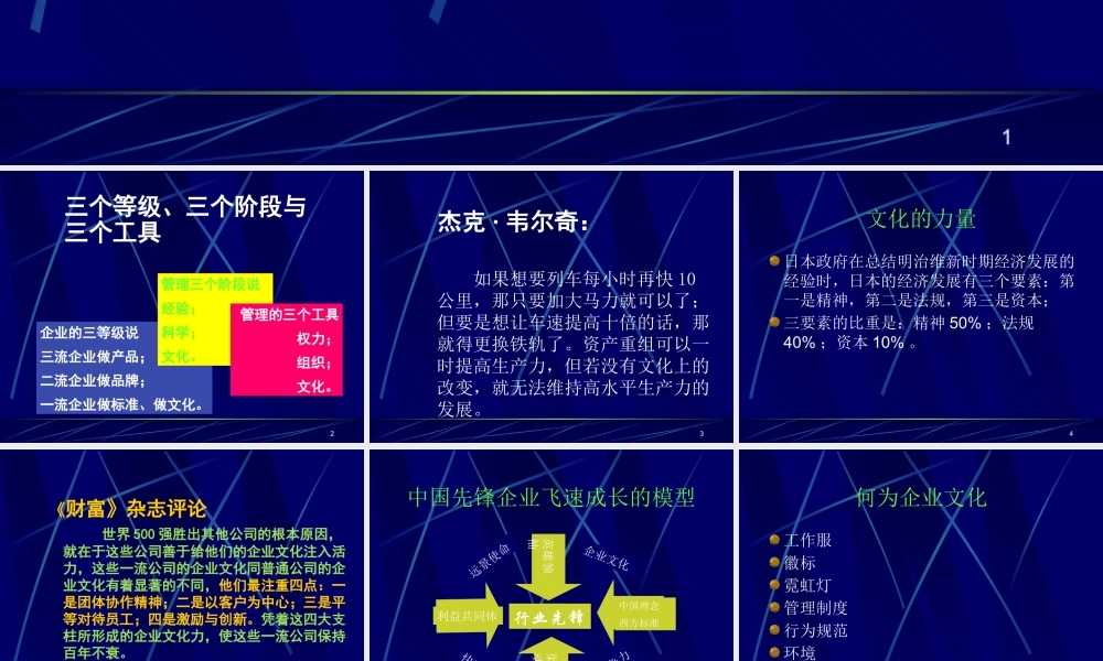 如何建设_流的企业文化（PPT52页)