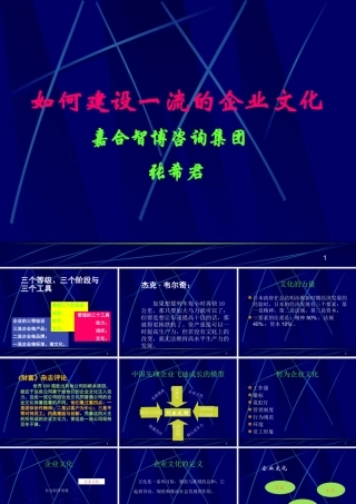 如何建设_流的企业文化（PPT52页)