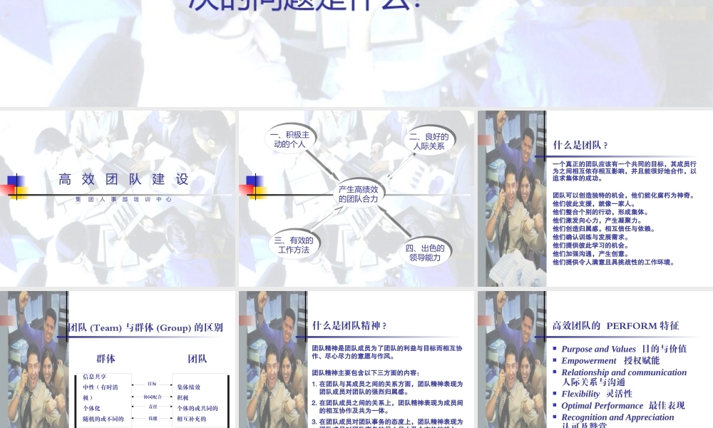 如何建设团队