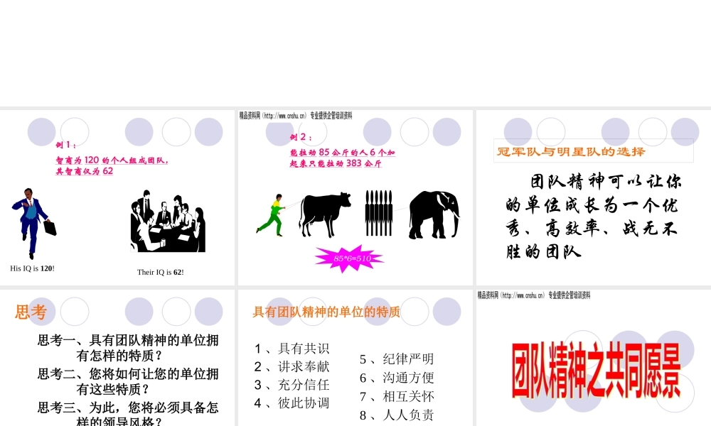 如何建设团队精神