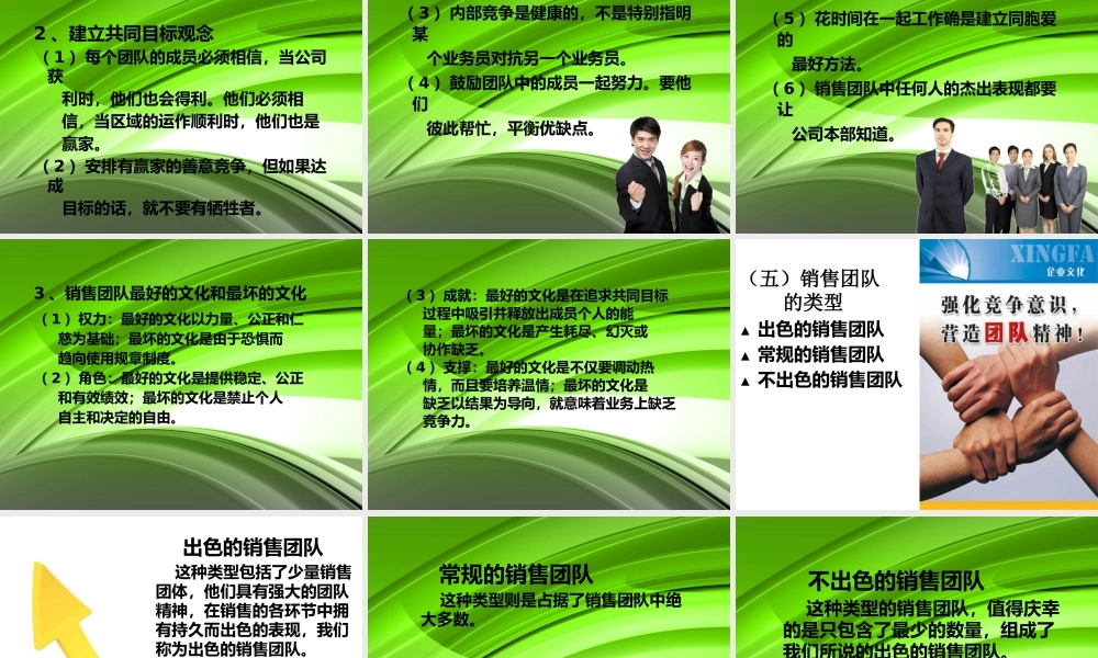如何建设销售团队