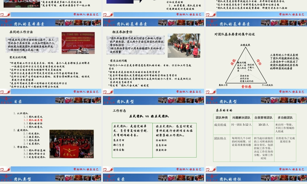 如何建设有效的公益工作团队讲义