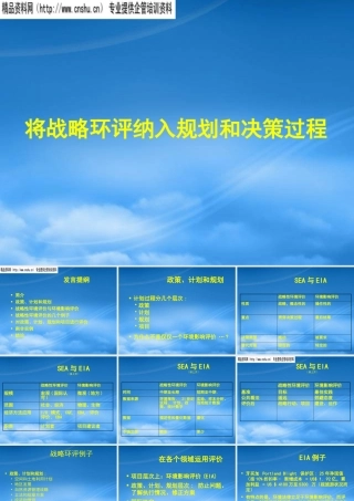 如何将战略环评纳入规划决策过程中