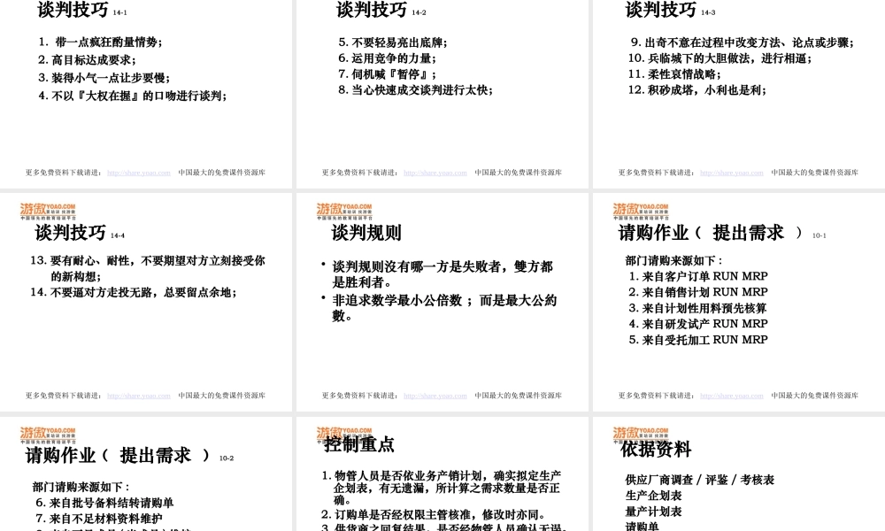 如何降低采购成本(PPT 65页)